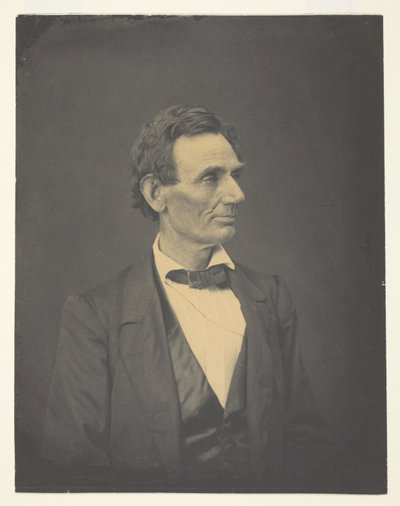 エイブラハム・リンカーン、スプリングフィールド、イリノイ州 作： Alexander Hesler