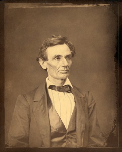 大統領候補者としてのリンカーンの肖像 作： Alexander Hesler