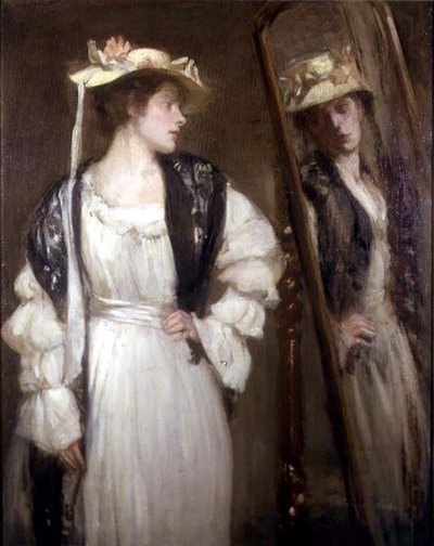 The Looking Glass」（油彩・キャンバス） 作： Alexander Ignatius Roche