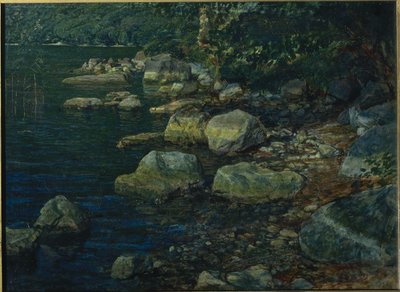 パラッツオーラ近くの水と石 作： Alexander Ivanov