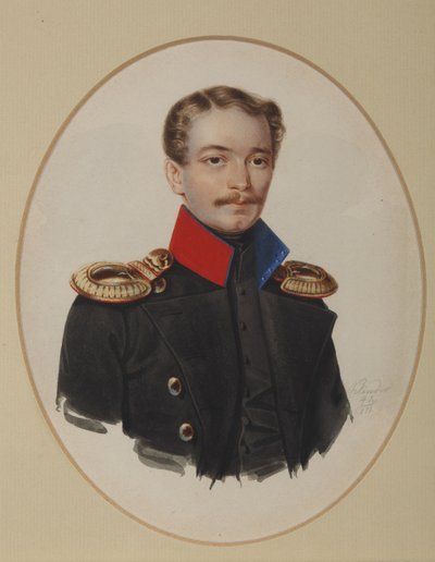 プラトンイヴァノヴィッチパンシンの肖像1817-1863、1841 作： Alexander Ivanovich Klünder