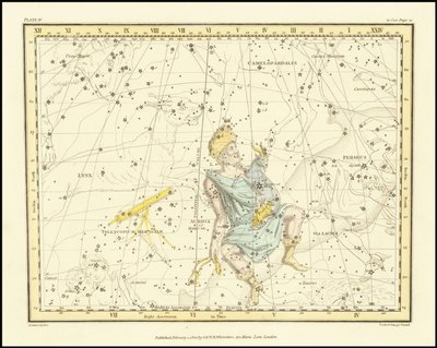 1822 - アレクサンダー・ジェイミソン -馭者座（ヘラクレス望遠鏡による） 作： Alexander Jamieson