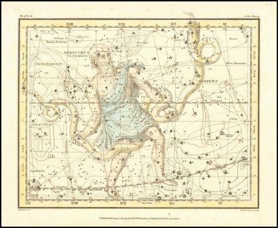 1822 - Alexander Jamieson - オフィウクスとサーペント（とスcutum Sobieski） 作： Alexander Jamieson