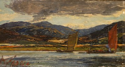 川の風景 作： Alexander Jnr. Fraser