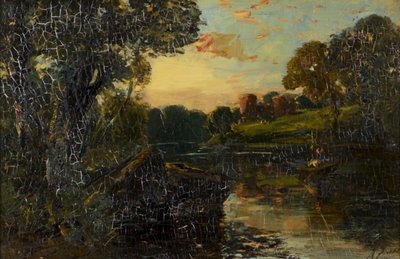 川の風景 作： Alexander Jnr. Fraser