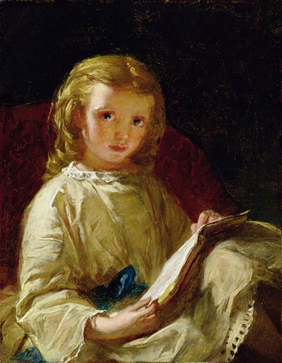 読書（ボード上のオイルをパネルに置く） 作： Alexander Johnston