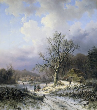 雪景色 作： Alexander Joseph Daiwaille