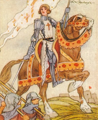 ジャンヌダルク、c1412-1431 15世紀フランスの愛国者および殉教者、1937 作： Alexander K. MacDonald
