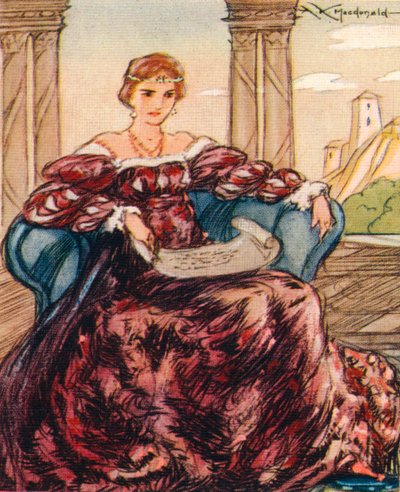 ルクレツィアボルジア、1480〜1519年、1937年 作： Alexander K. MacDonald