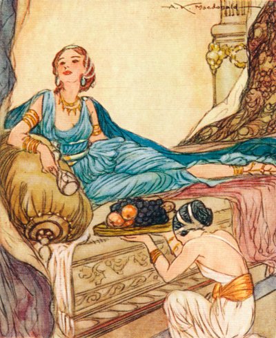 ヴァレリアメッサリナc.1720-48、ローマ帝国皇帝クラウディウスの3人目の妻、1937年 作： Alexander K. MacDonald