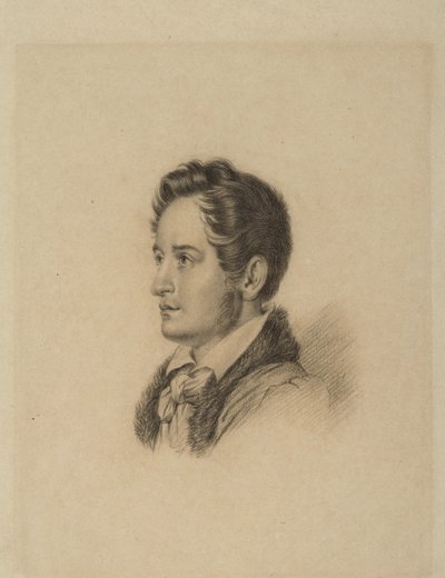 著者の肖像Alexander Herzen 1812-1870、ca 1836 作： Alexander Lavrentievich Vitberg