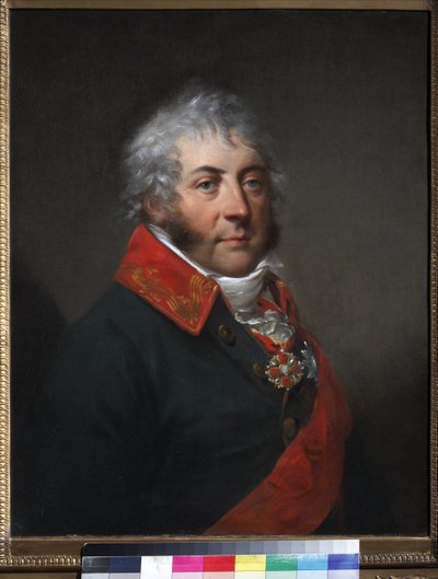 Nikolai A. Golitsyne (Galitzine) - ニコライ・アレクセービッチ・ゴリツィン王子 (1751-1809) の肖像 - Alexander Molinari (1772-1831)。 キャンバスに油彩 作： Alexander Molinari