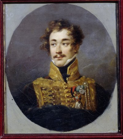 アレクサンダー オルスフィエフ伯爵 (1790-1853) の肖像画。 （アレキサンダー・オルスフィエフ伯爵の肖像）。 アレクサンダー（アレクサンドル）モリナリ（1772-1831）による絵画、キャンバスに油彩 作： Alexander Molinari
