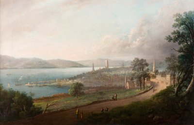 プリンセスストリートのダンディー、1823-24年頃（キャンバスに油彩） 作： Alexander Nasmyth