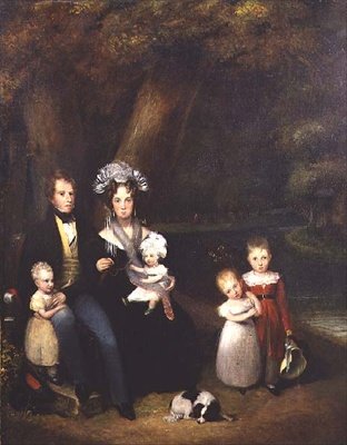 家族団らんや会話のための作品、1840年頃 作： Alexander Nasmyth