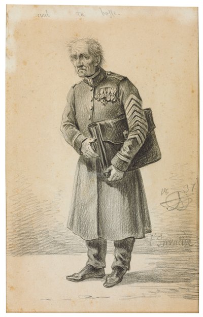 ロシア帝国陸軍の退役軍人、1837年 作： Alexander Orlowski