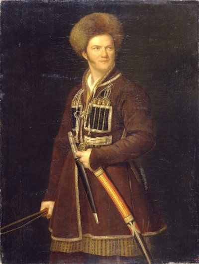 自画像 作： Alexander Osipovich Orlowski