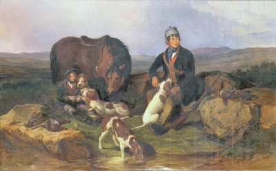 ライチョウ射撃、1848 作： Alexander Rolfe