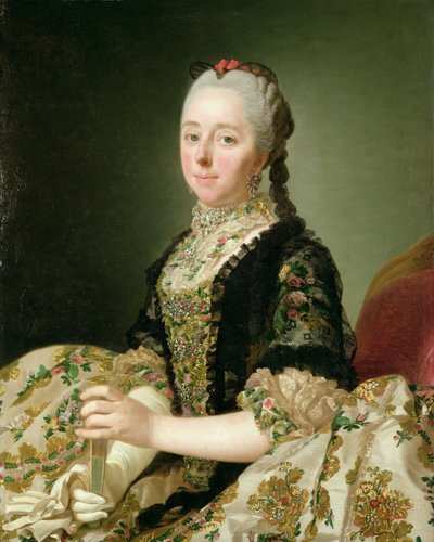 イザベラ、ハートフォード伯爵夫人、1765年 作： Alexander Roslin