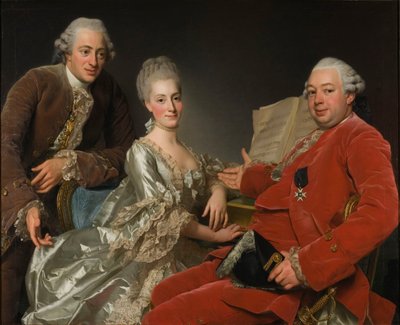 ジョンジェニングス、彼の兄と義姉、1769 作： Alexander Roslin