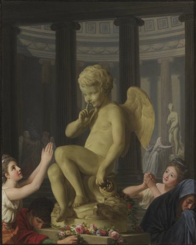 Le culte de Cupidon-The Worship of Cupid、by Roslin、Alexander 作： Alexander Roslin