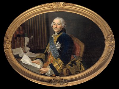 セザール・ガブリエル（1712-1785）の肖像。ショワズール-シェヴィニー伯爵、プララン公爵、外務大臣、海軍大臣。アレクサンダー・ロズリン（1718-1793）による絵画。ディム。0.94 x 1.31 m. Versailles, musee du Chateau.- セザール・ガブリエルの肖像（1712 作： Alexander Roslin