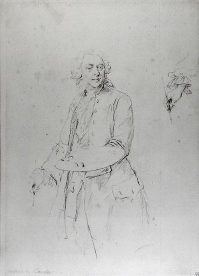 フランソワ・ブーシェの肖像（1703-70） 作： Alexander Roslin