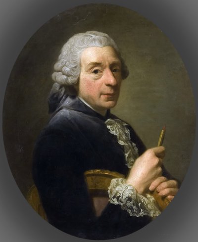 フランソワ・ブーシェの肖像1703-1770 作： Alexander Roslin