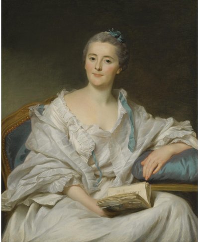 マリニー侯爵夫人の肖像 作： Alexander Roslin