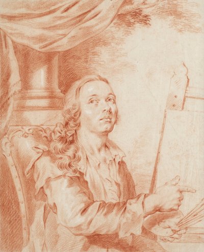 自画像 作： Alexander Roslin