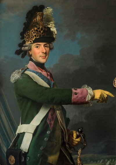 王太子、ルイ＝フェルディナンのドラゴン・ユニフォーム 作： Alexander Roslin