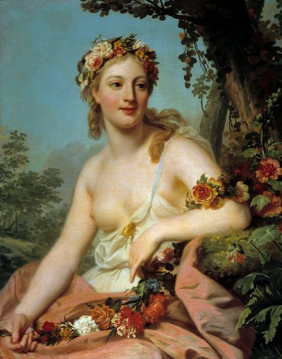 オペラ座の植物誌 絵画 アレクサンドル・ロズリン（1718-1793） 18世紀 日0.72x0.91 m ボルドー、ボザール美術館（Musee des Beaux Arts 作： Alexander Roslin
