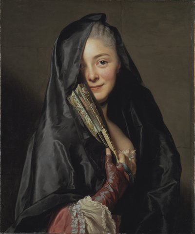 ベールのある女性 作： Alexander Roslin