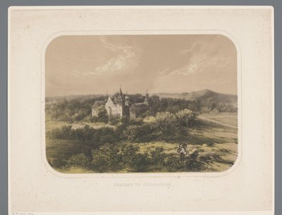キャッスル シェースベルク Chateau de Schaesberg (オブジェクトのタイトル) Rolduc et ses environments (シリーズタイトル) 作： Alexander Schaepkens