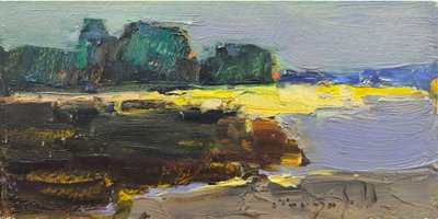 鮮やかな抽象風景 作： 