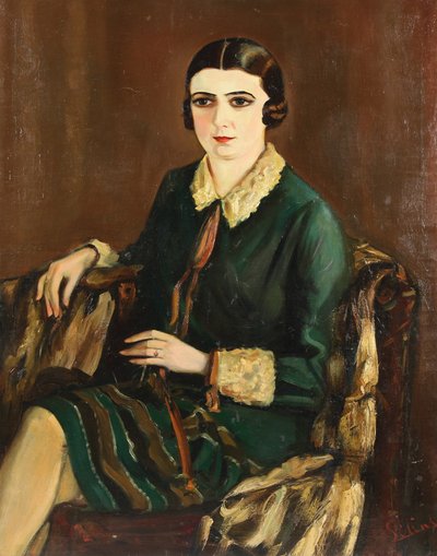 Lilya Brik 1891-1978、1921年の肖像 作： Alexander Silins