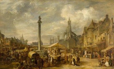 スコッチ・フェア」1834年頃（パネルに油彩 作： Alexander Snr Fraser