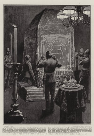 カイロの聖なる絨毯を守るマホメダン警察の聖職 作： Alexander Stuart Boyd