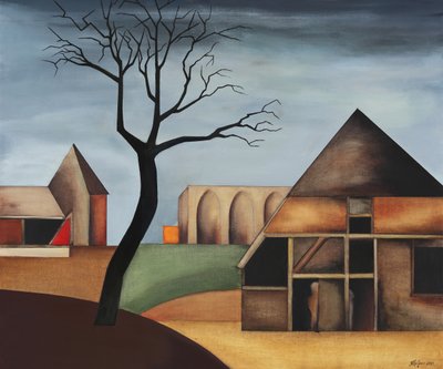 幾何学的な田園風景 作： Alexander Trifonov