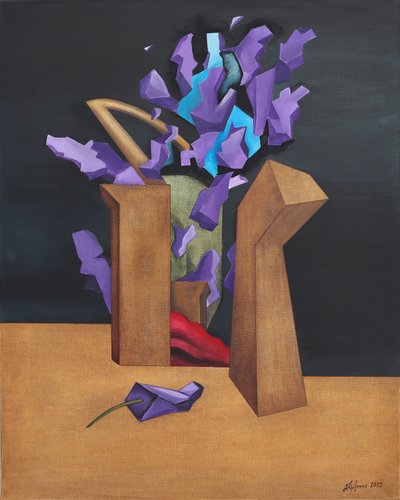 紫の幾何学模様が炸裂 作： Alexander Trifonov