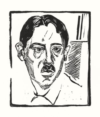 自画像、1919 作： Alexander Vasilyevich Shevchenko