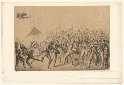 憧れのフランツ・リストに挨拶する生徒たち 184年のライデンのフランツ・リスト* (オブジェクトのタイトル) 過去から（シリーズタイトル） 作： Alexander Ver Huell (signed by artist)