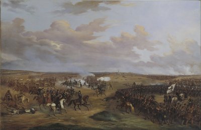 La bataille de Dennewitz (Allemagne), le 6 septembre 1813 - 1813年9月6日のDennewitzの戦い、Wetterling, Alexander (1796-1858)作。油彩・キャンバス 作： Alexander Wetterling