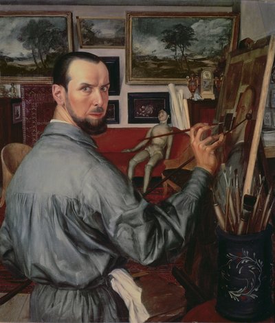 自画像、1917 作： Alexander Yakovlev