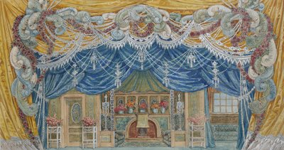 ステージデザイン、1920年代。 作： Alexander Yakovlevich Golovin
