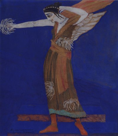 劇の衣装デザインI.アネンスキーによる家族編集、1916 作： Alexandra Alexandrowna Exter