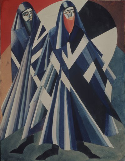 ユダヤ人。劇場劇の衣装デザイン、O。ワイルド作「Salomé」（1917年） 作： Alexandra Alexandrowna Exter