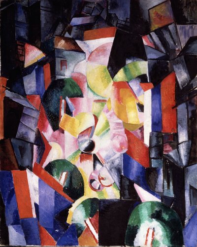 夜の街、1915 作： Alexandra Alexandrowna Exter