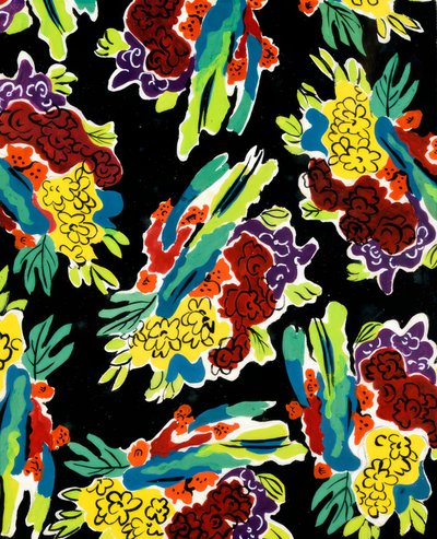 装飾的な構成、単一の花 作： Alexandra Alexandrowna Exter