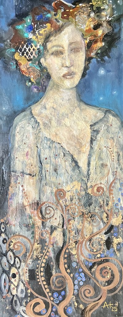 黄金の神秘的な肖像画 作： 